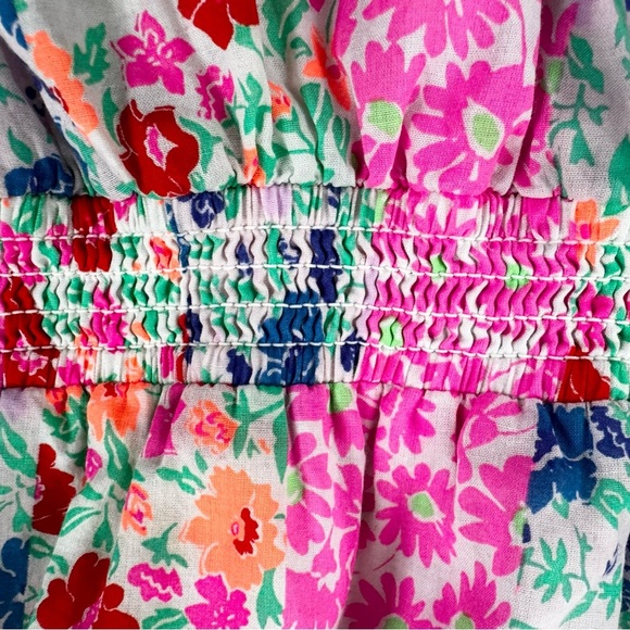 CrewCuts J. Crew Girls Floral Puff Sleeve Dress Size 6 - Picture 9 of 11